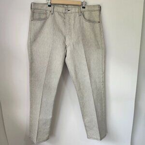 Levi’s 501XX Jeans W42 L32 Straight Fit Button Fly Light Gray Raw Denim Vintage